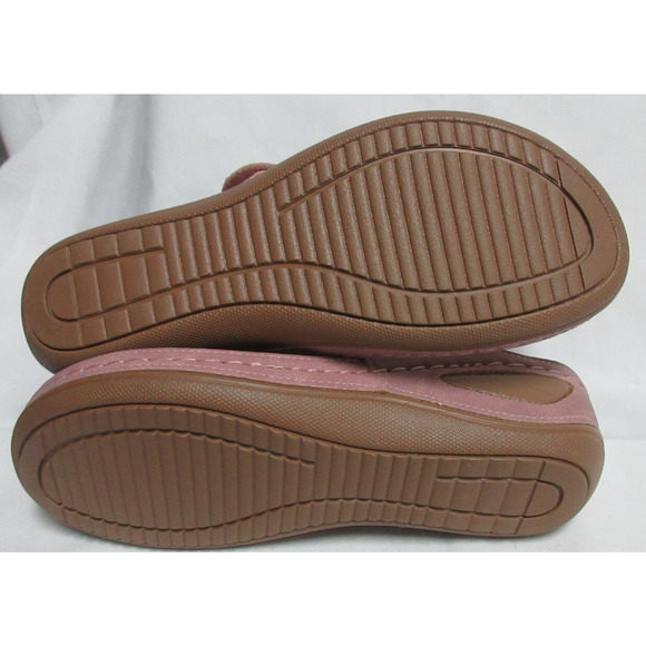 FUDYNMALC Orthopedic Sandals Dusty Rose Women Wedge SZ 6 Comfortable Walking - Picture 6 of 6